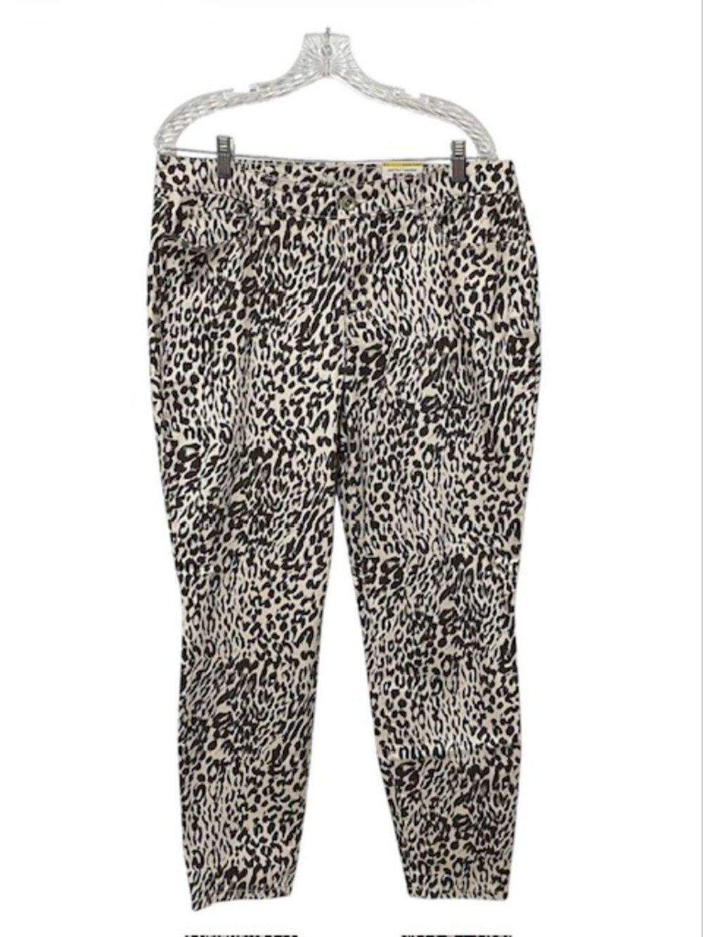 Style & Co. Size 14 Curvy Skinny High Rise Leopard Print DC Chic Puma Jeans NWT